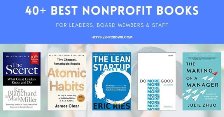 40+ Best Nonprofit Books for Leaders & Board Members [2022 Update]