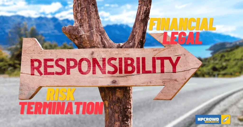 Fiscal sponsorship responsibilities - legal - financial - audit