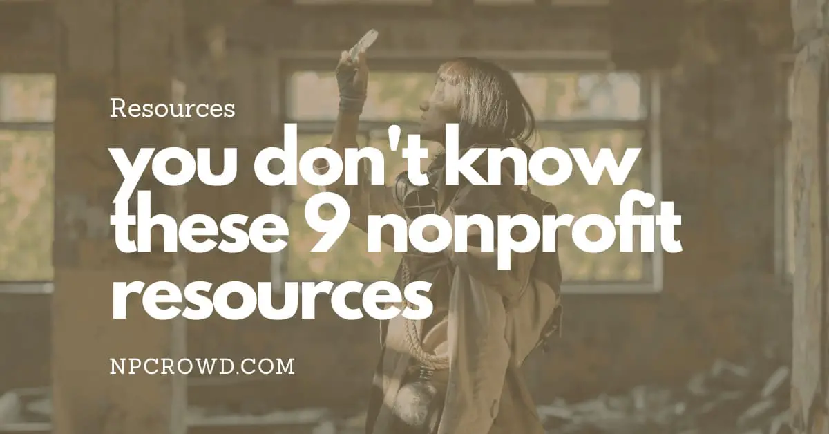 9 Great Nonprofit Resources You Don't Know About 1